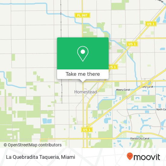 La Quebradita Taqueria, 702 N Krome Ave Homestead, FL 33030 map