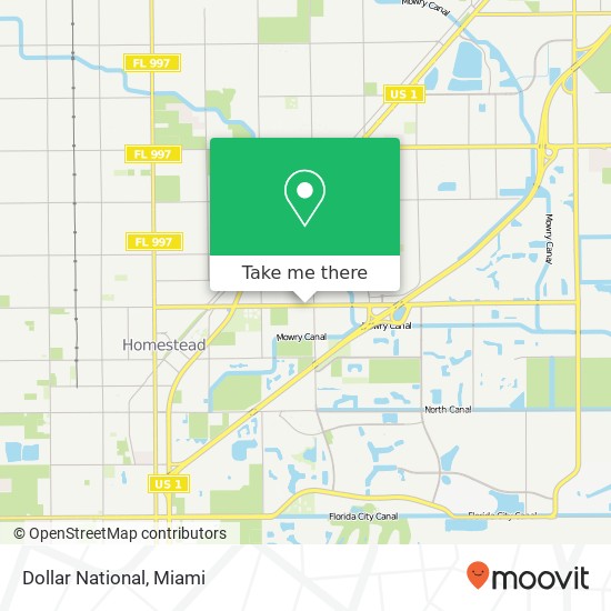 Dollar National, 1611 NE 8th St Homestead, FL 33033 map