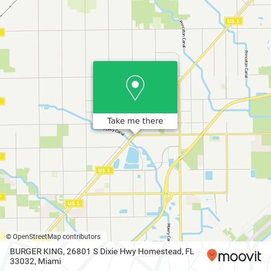 BURGER KING, 26801 S Dixie Hwy Homestead, FL 33032 map