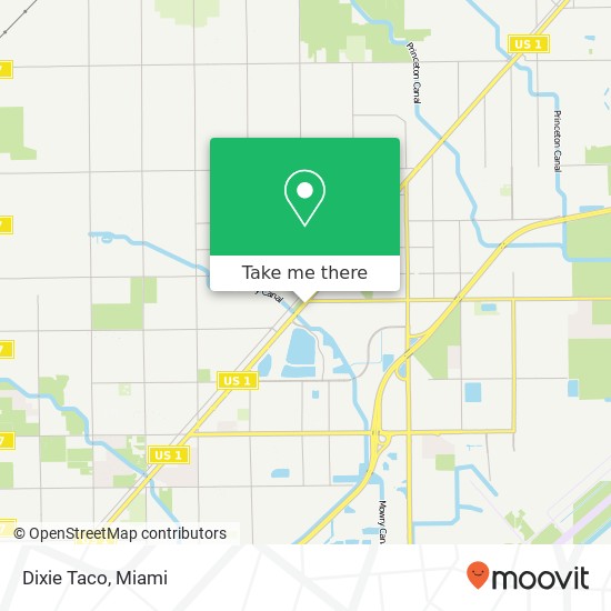 Mapa de Dixie Taco, 26853 S Dixie Hwy Homestead, FL 33032