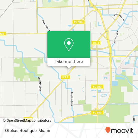 Mapa de Ofelia's Boutique, 12345 SW 224th St Miami, FL 33170