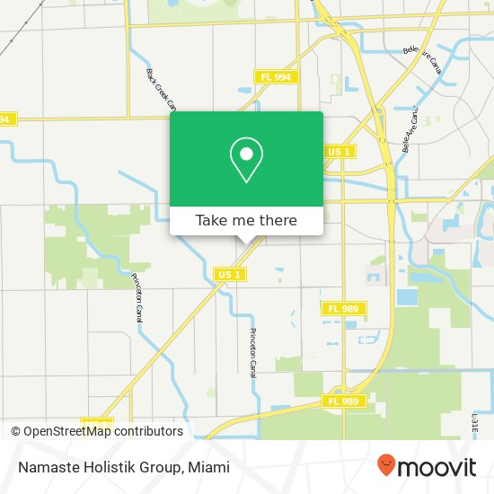 Mapa de Namaste Holistik Group, 22400 Old Dixie Hwy Miami, FL 33170