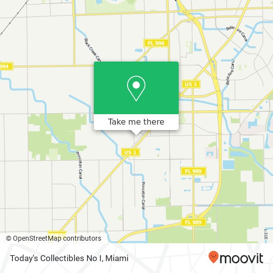 Mapa de Today's Collectibles No I, 12360 SW 224th St Miami, FL 33170