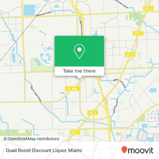 Mapa de Quail Roost Discount Liquor
