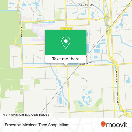 Mapa de Ernesto's Mexican Taco Shop, 13729 SW 152nd St Miami, FL 33177