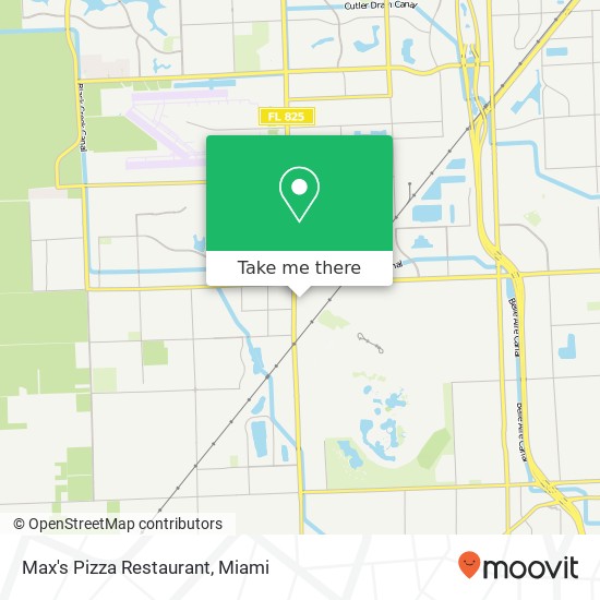 Mapa de Max's Pizza Restaurant, 15455 SW 137th Ave Miami, FL 33177
