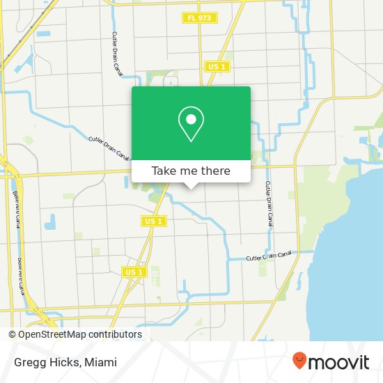Mapa de Gregg Hicks, 15710 SW 88th Ct Palmetto Bay, FL 33157