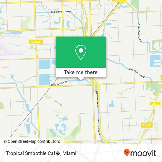 Tropical Smoothie Caf�, 12161 SW 152nd St Miami, FL 33177 map