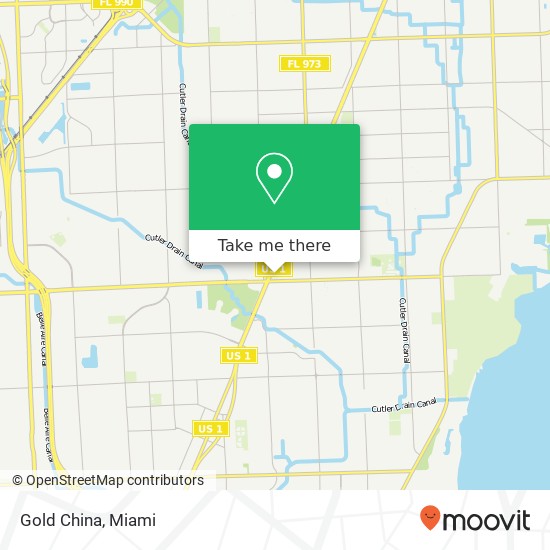 Gold China, 15055 S Dixie Hwy Palmetto Bay, FL 33176 map