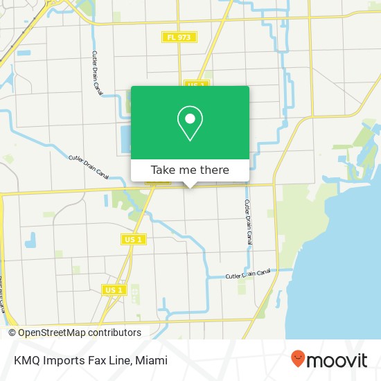 Mapa de KMQ Imports Fax Line, 15220 SW 85th Ave Palmetto Bay, FL 33157