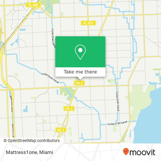 Mapa de Mattress1one, 14851 S Dixie Hwy Palmetto Bay, FL 33176