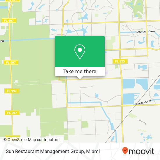 Mapa de Sun Restaurant Management Group, 15190 SW 136th St Miami, FL 33196