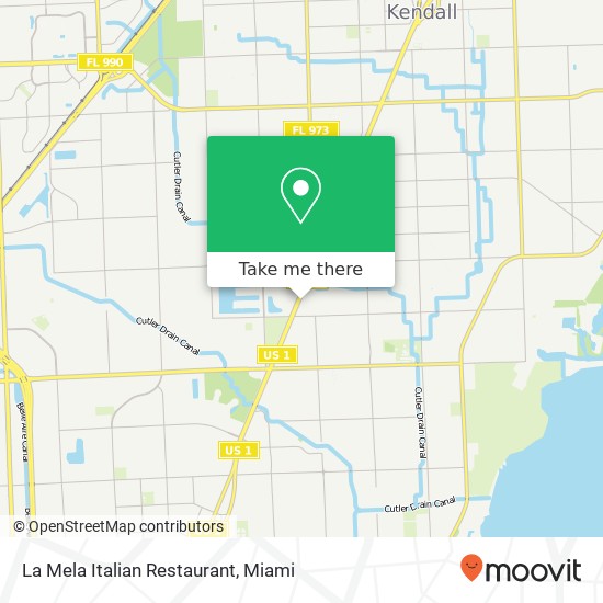 La Mela Italian Restaurant, 14151 S Dixie Hwy Miami, FL 33176 map