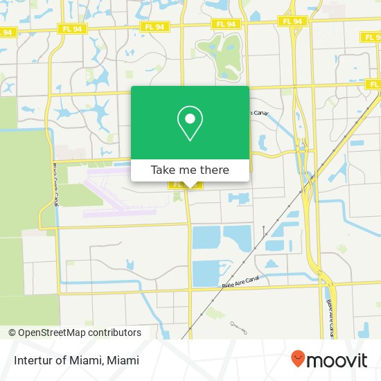 Mapa de Intertur of Miami, 13501 SW 128th St Miami, FL 33186