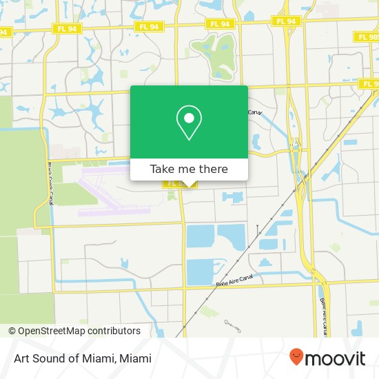 Mapa de Art Sound of Miami, 13435 SW 128th St Miami, FL 33186