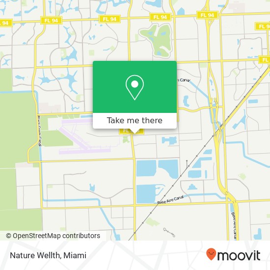 Mapa de Nature Wellth, 13501 SW 128th St Miami, FL 33186