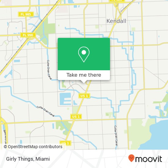 Mapa de Girly Things, 8762 SW 132nd St Miami, FL 33176