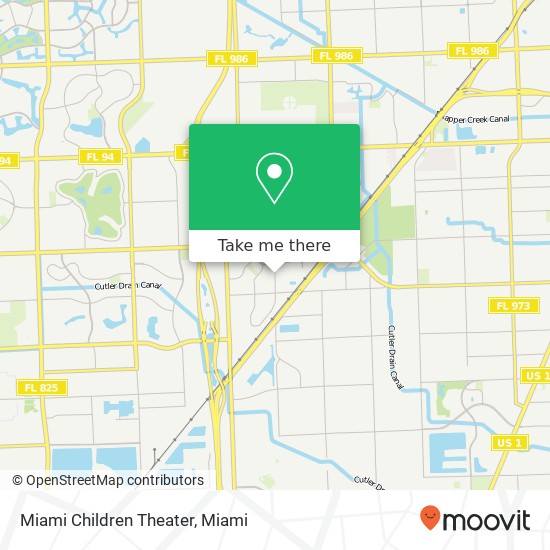 Mapa de Miami Children Theater