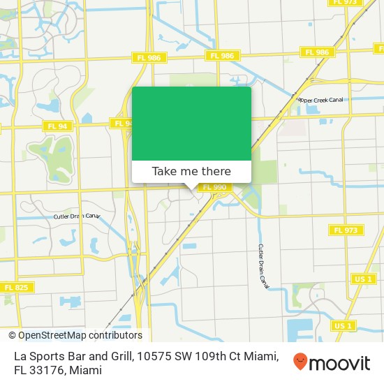 La Sports Bar and Grill, 10575 SW 109th Ct Miami, FL 33176 map