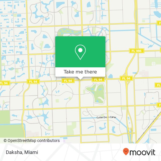 Mapa de Daksha, 13668 SW 88th St Miami, FL 33186