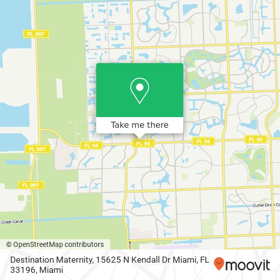 Destination Maternity, 15625 N Kendall Dr Miami, FL 33196 map