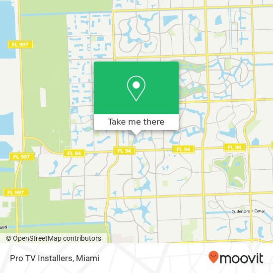 Mapa de Pro TV Installers, 8305 SW 152nd Ave Miami, FL 33193