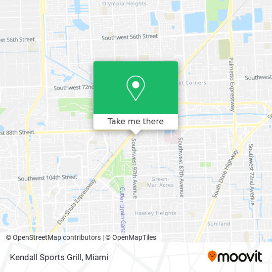 Mapa de Kendall Sports Grill