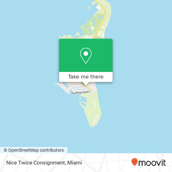Mapa de Nice Twice Consignment, 941 Crandon Blvd Key Biscayne, FL 33149