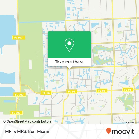 Mapa de MR. & MRS. Bun, 15572 SW 72nd St Miami, FL 33193