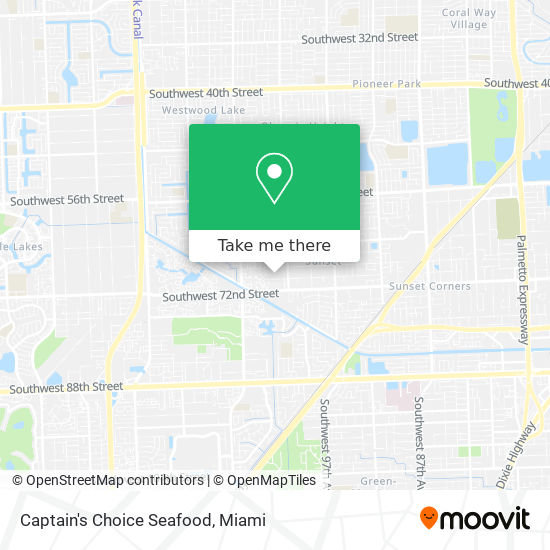 Mapa de Captain's Choice Seafood