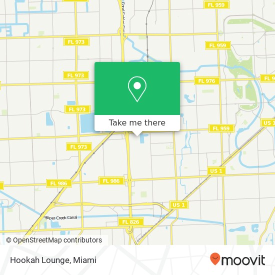 Hookah Lounge map