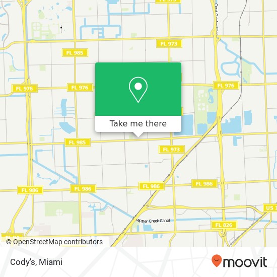 Cody's, 9351 SW 56th St Miami, FL 33165 map