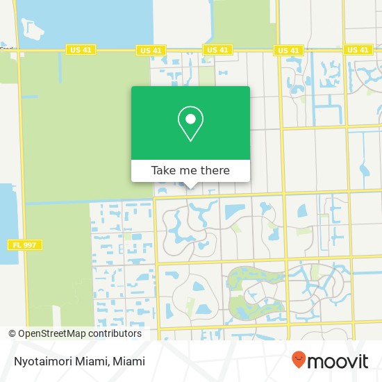 Mapa de Nyotaimori Miami, 4001 SW 152nd Ave Miami, FL 33185