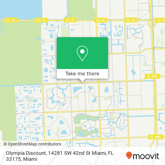 Olympia Discount, 14281 SW 42nd St Miami, FL 33175 map