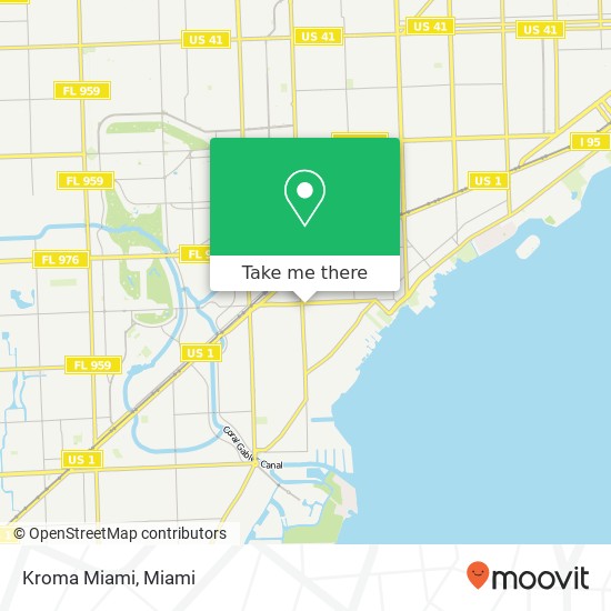 Kroma Miami map