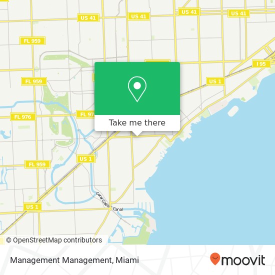 Mapa de Management Management, 3606 Grand Ave Miami, FL 33133
