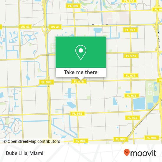Mapa de Dube Lilia, 10461 SW 40th St Miami, FL 33165