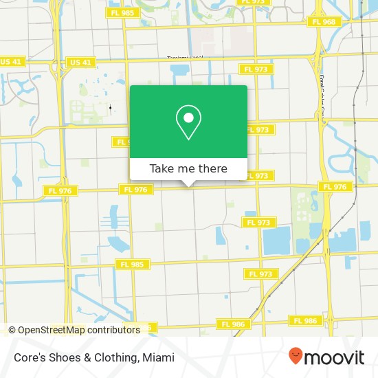 Core's Shoes & Clothing, 9726 SW 40th St Miami, FL 33165 map