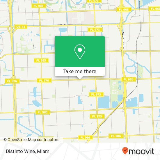 Mapa de Distinto Wine, 9254 SW 40th St Miami, FL 33165