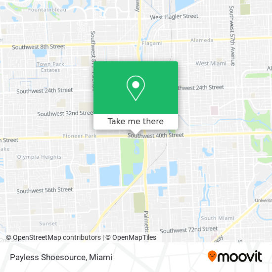 Mapa de Payless Shoesource