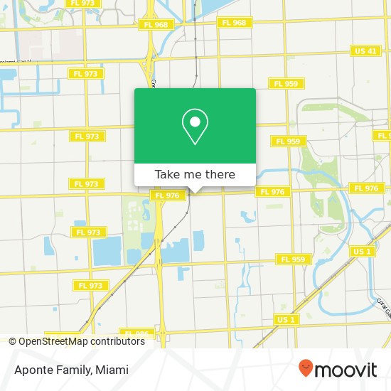 Mapa de Aponte Family, 7100 Bird Rd Miami, FL 33155