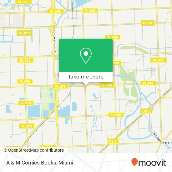 Mapa de A & M Comics Books