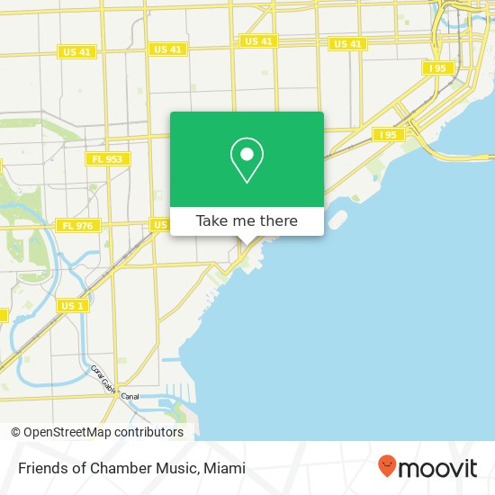 Friends of Chamber Music map