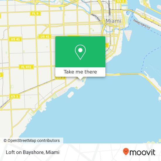 Loft on Bayshore map