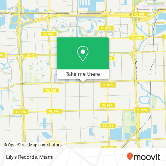 Lily's Records, 9622 SW 24th St Miami, FL 33165 map