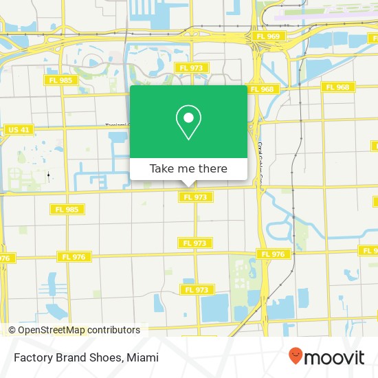 Factory Brand Shoes, 8771 SW 24th St Miami, FL 33165 map