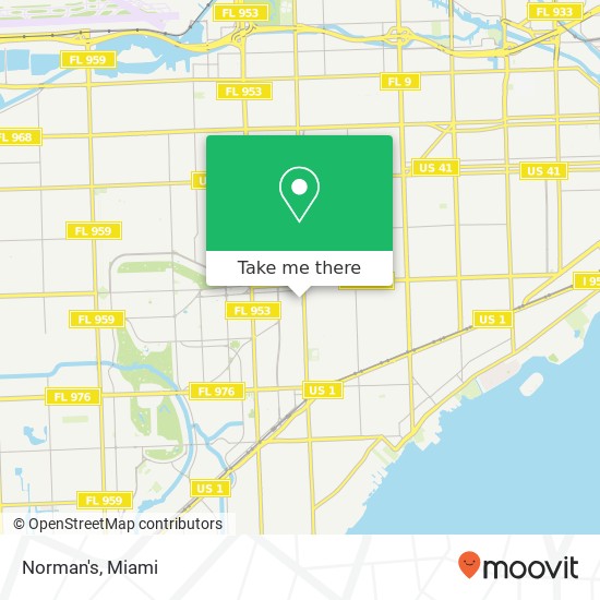 Mapa de Norman's, 21 Almeria Ave Coral Gables, FL 33134