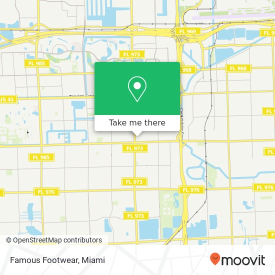 Famous Footwear, 8673 SW 24th St Miami, FL 33155 map