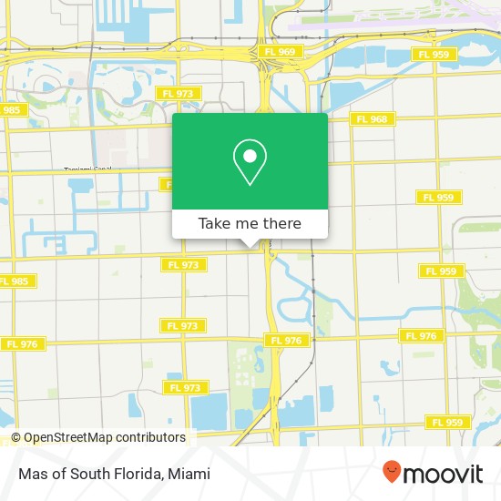 Mapa de Mas of South Florida, 7865 Coral Way Miami, FL 33155