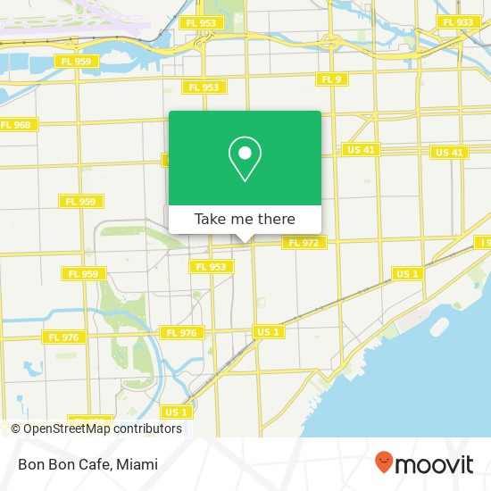 Bon Bon Cafe, 70 Miracle Mile Miami, FL 33134 map